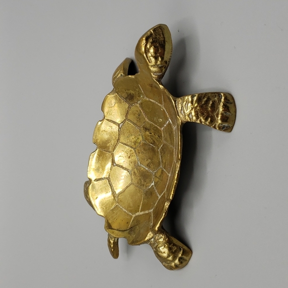 Unbranded Other - Vintage Brass Turtle Key Tray